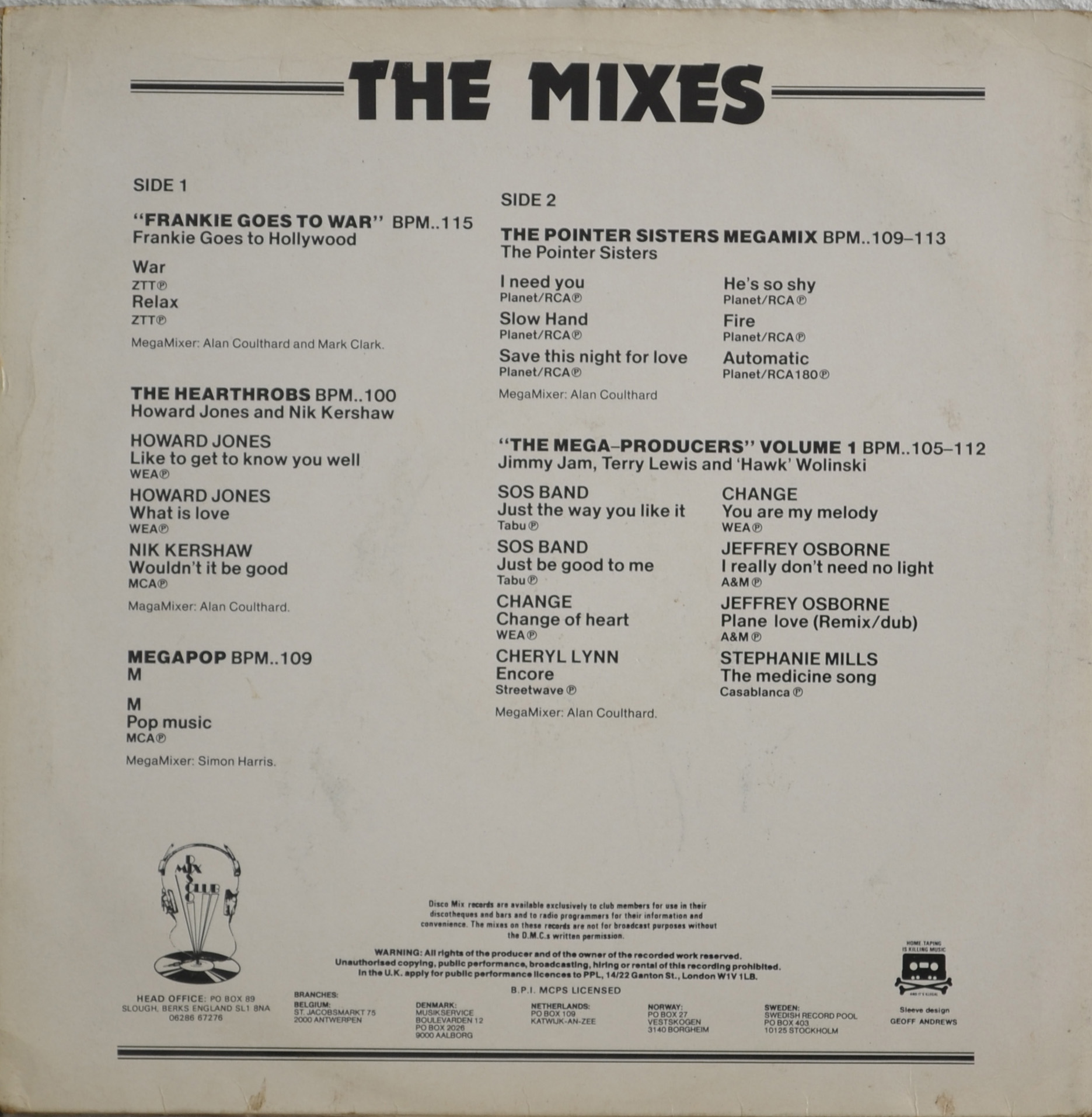 DMC mix september 1984